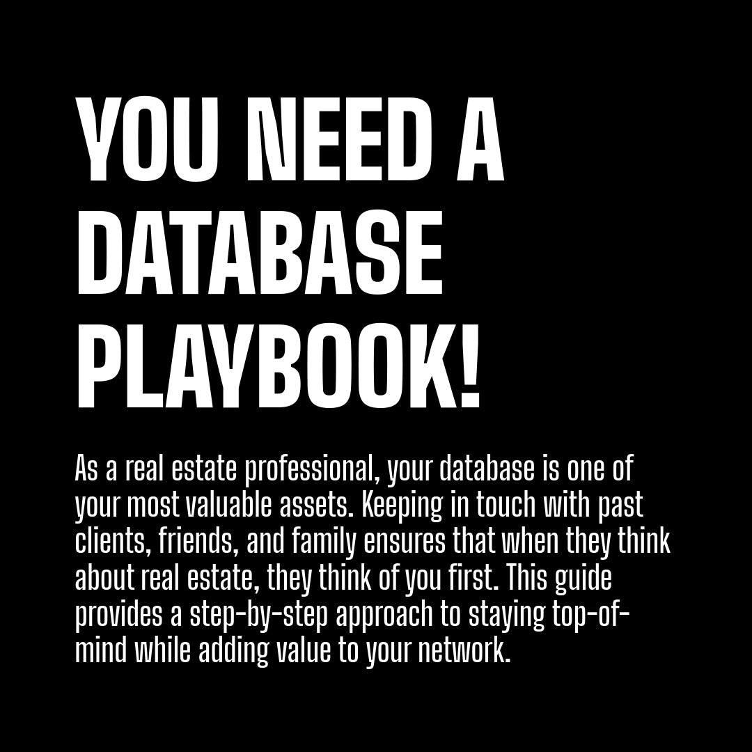 Real Estate Database Playbook